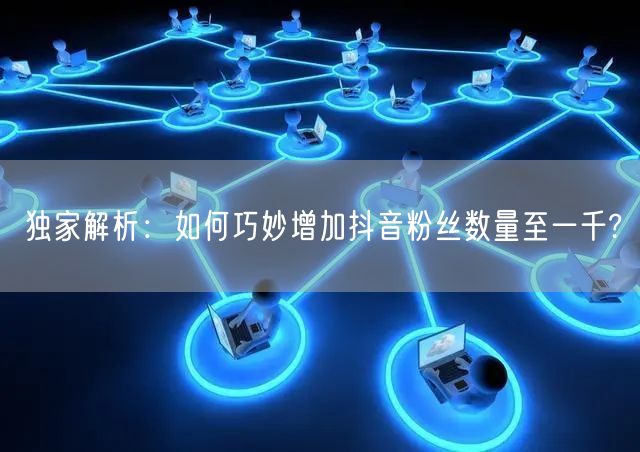独家解析：如何巧妙增加抖音粉丝数量至一千?