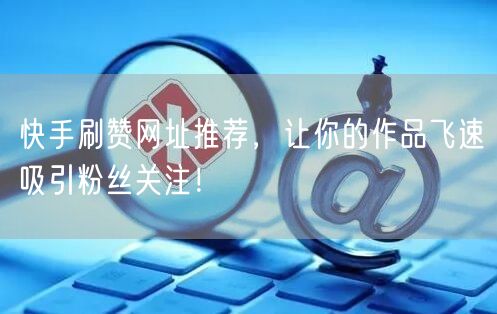 快手刷赞网址推荐,让你的作品飞速吸引粉丝关注!