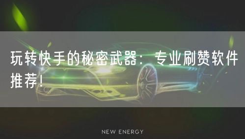 玩转快手的秘密武器:专业刷赞软件推荐!